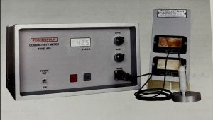 A battery operated 60 KHz eddy current Conductivity Meter has been around for four decades in various forms