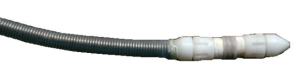 Flexible bobbin probe for mid-row U-tube