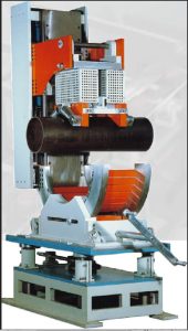Magnetization yoke for large dia pipes